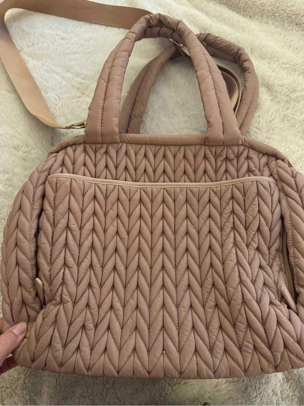 Happ plush quilted